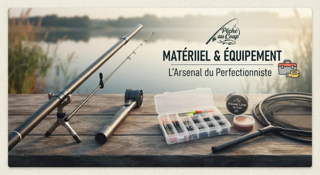 Présentation du matériel et des équipements essentiels pour réussir la pêche au coup en eau douce