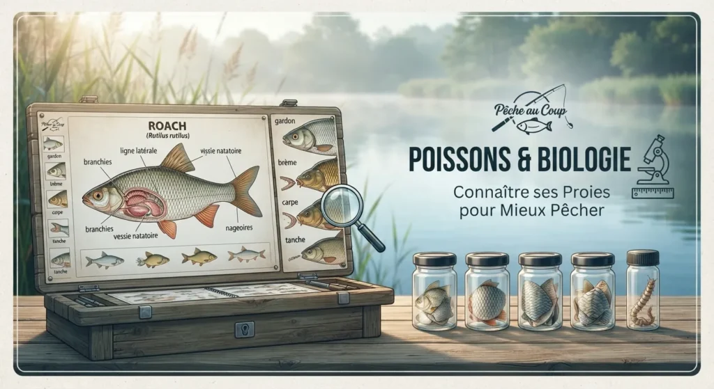 Guide des différentes espèces de poissons d'eau douce et de leur biologie en rivière ou plan d'eau