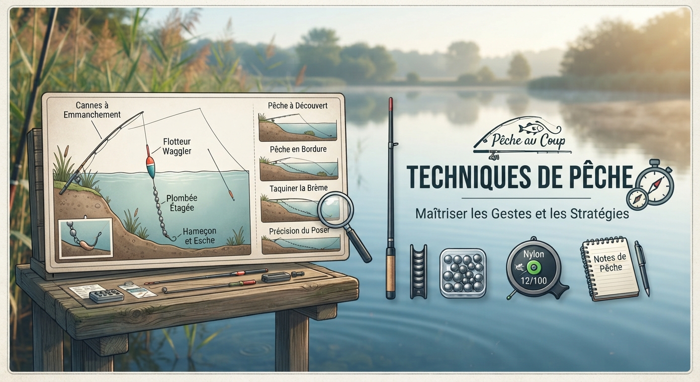 Guide complet des différentes techniques de pêche en eau douce et en rivière