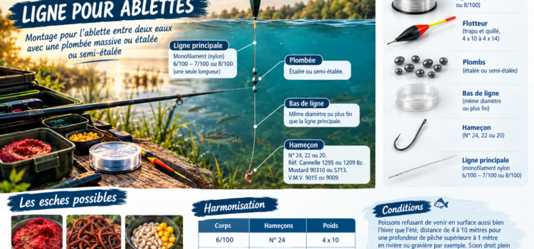 L’ablette entre deux eaux Guide pour réussir la pêche de l'ablette entre deux eaux : choix du corps de ligne, type de plombée et hameçon adapté.